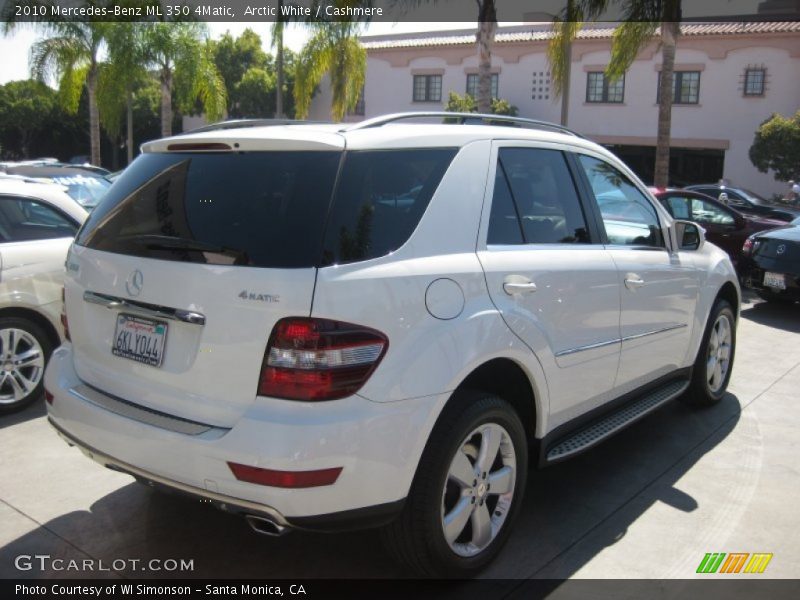 Arctic White / Cashmere 2010 Mercedes-Benz ML 350 4Matic