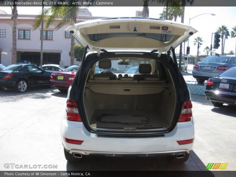 Arctic White / Cashmere 2010 Mercedes-Benz ML 350 4Matic