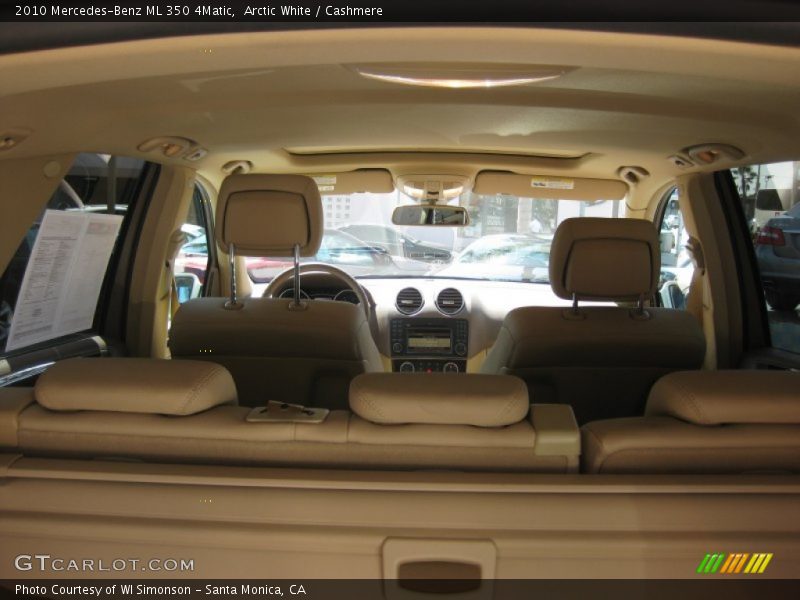 Arctic White / Cashmere 2010 Mercedes-Benz ML 350 4Matic