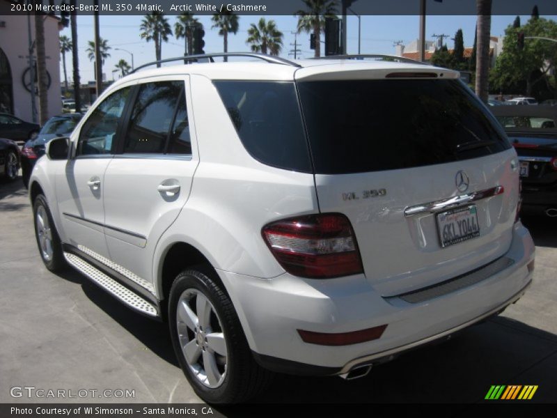 Arctic White / Cashmere 2010 Mercedes-Benz ML 350 4Matic