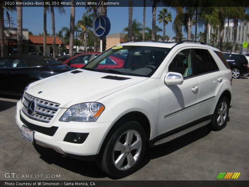 Arctic White / Cashmere 2010 Mercedes-Benz ML 350 4Matic