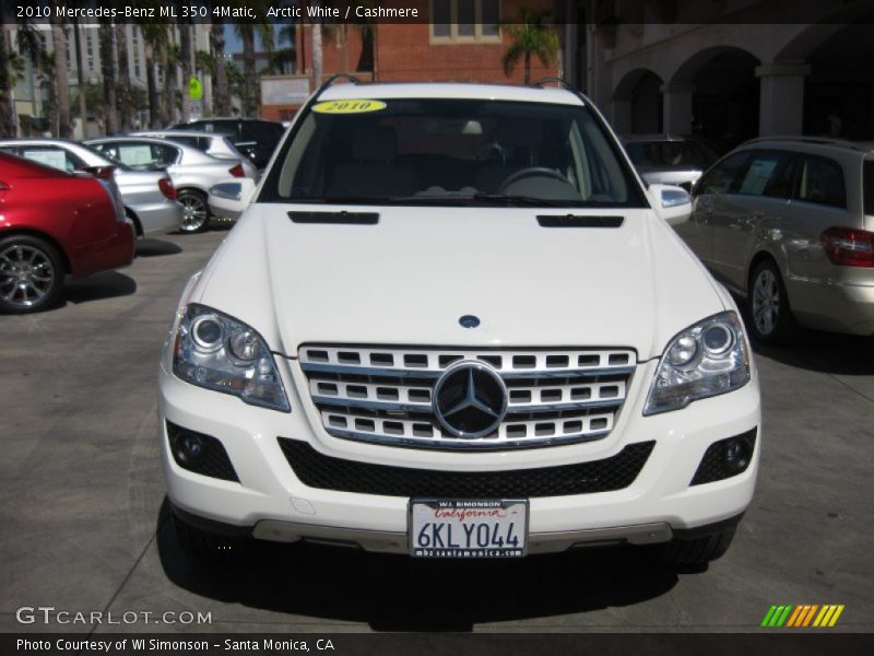 Arctic White / Cashmere 2010 Mercedes-Benz ML 350 4Matic