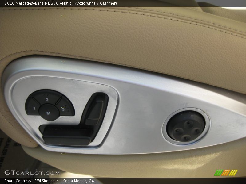 Arctic White / Cashmere 2010 Mercedes-Benz ML 350 4Matic