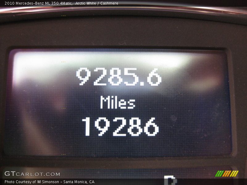 Arctic White / Cashmere 2010 Mercedes-Benz ML 350 4Matic