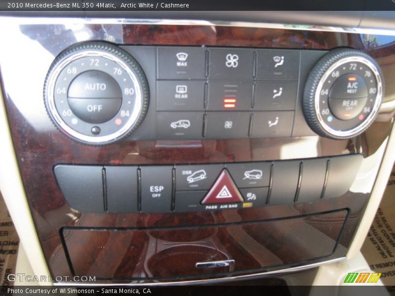 Arctic White / Cashmere 2010 Mercedes-Benz ML 350 4Matic