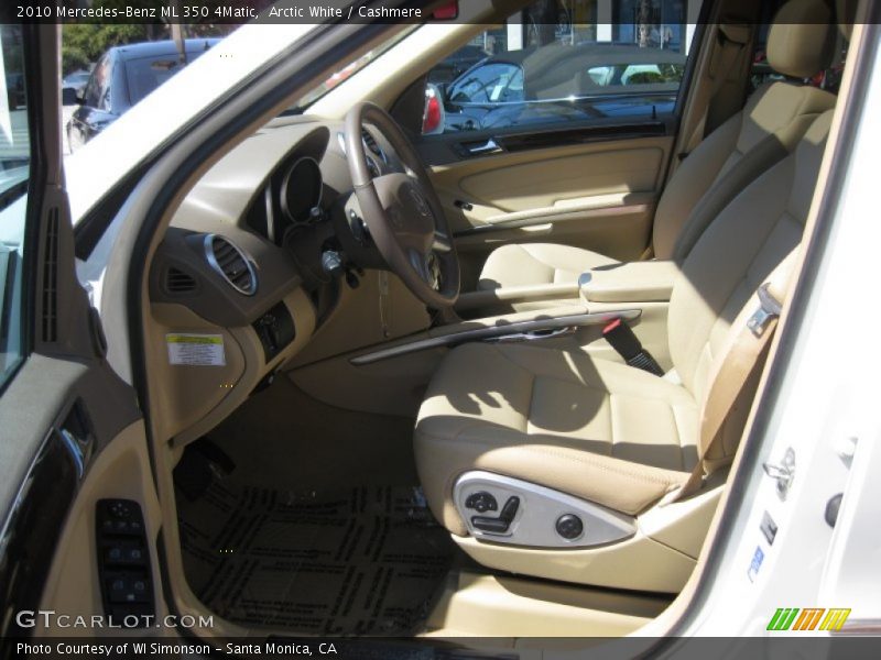 Arctic White / Cashmere 2010 Mercedes-Benz ML 350 4Matic