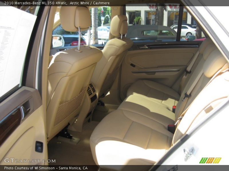 Arctic White / Cashmere 2010 Mercedes-Benz ML 350 4Matic