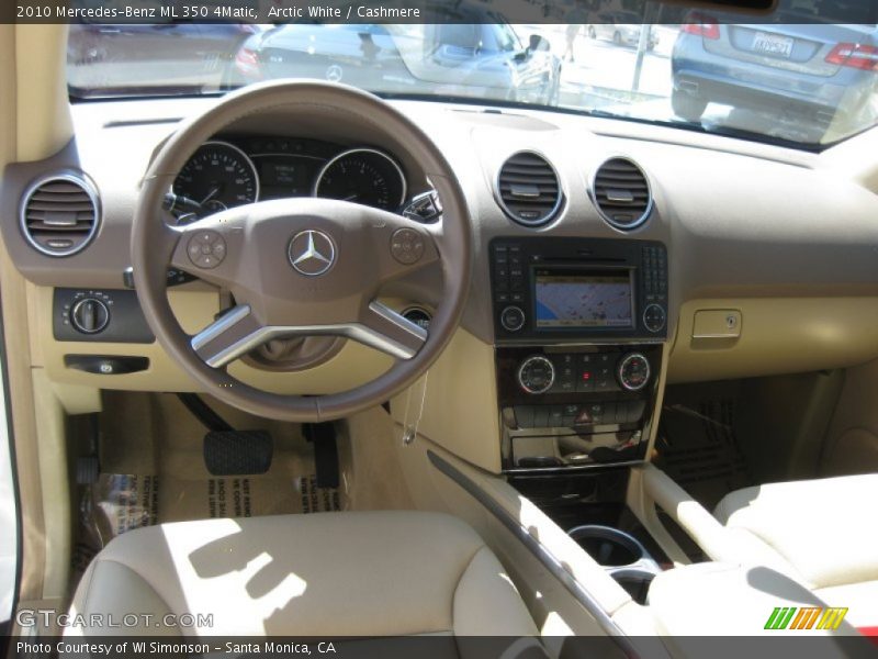 Arctic White / Cashmere 2010 Mercedes-Benz ML 350 4Matic
