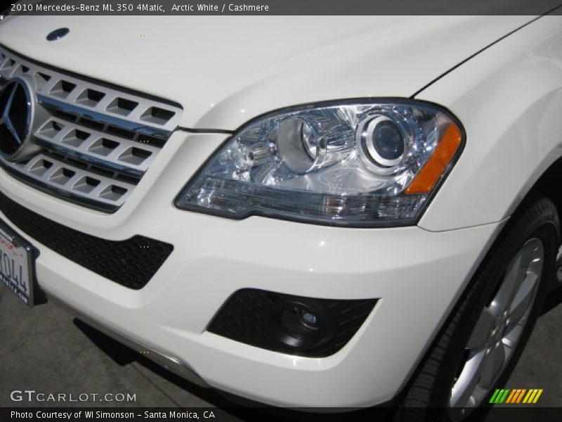 Arctic White / Cashmere 2010 Mercedes-Benz ML 350 4Matic