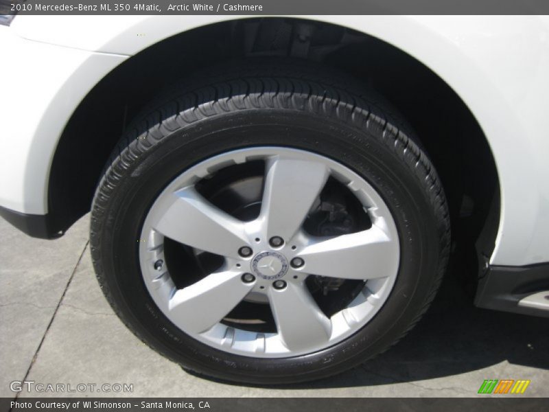 Arctic White / Cashmere 2010 Mercedes-Benz ML 350 4Matic