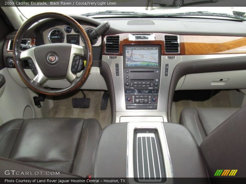 Dashboard of 2009 Escalade 