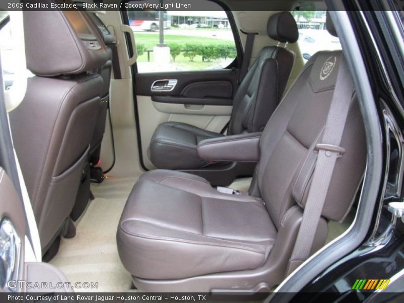 Rear Seat of 2009 Escalade 