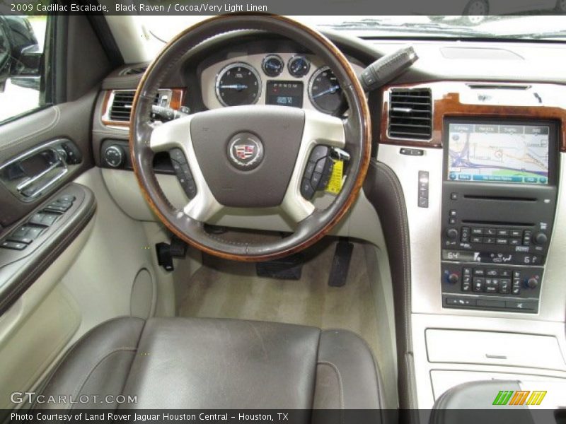 Dashboard of 2009 Escalade 