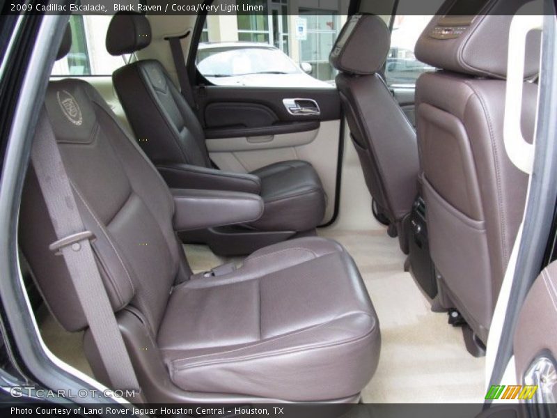 Rear Seat of 2009 Escalade 