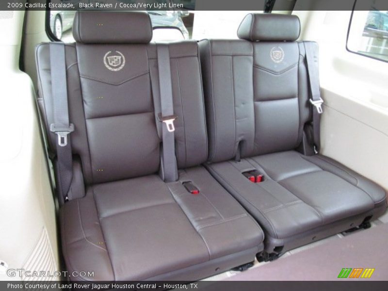 Rear Seat of 2009 Escalade 
