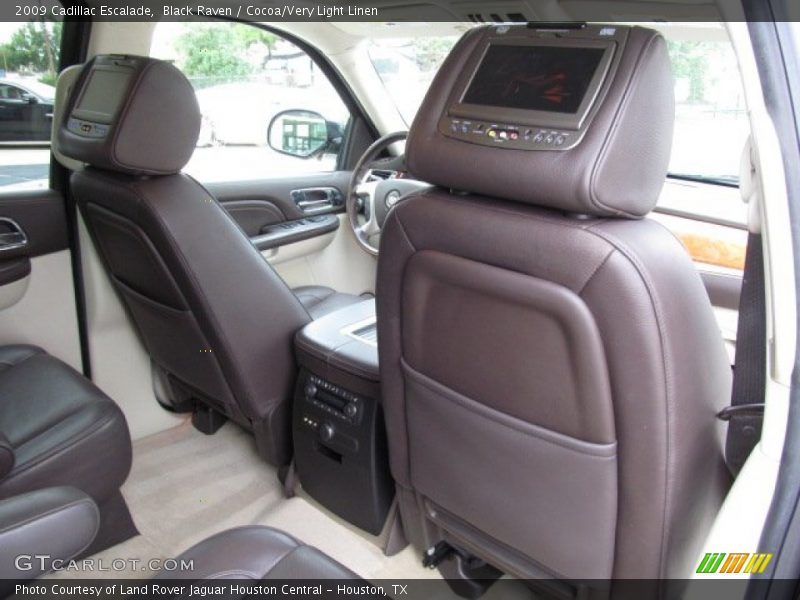 Black Raven / Cocoa/Very Light Linen 2009 Cadillac Escalade
