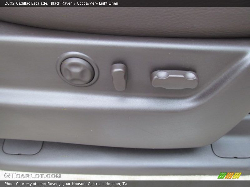 Black Raven / Cocoa/Very Light Linen 2009 Cadillac Escalade