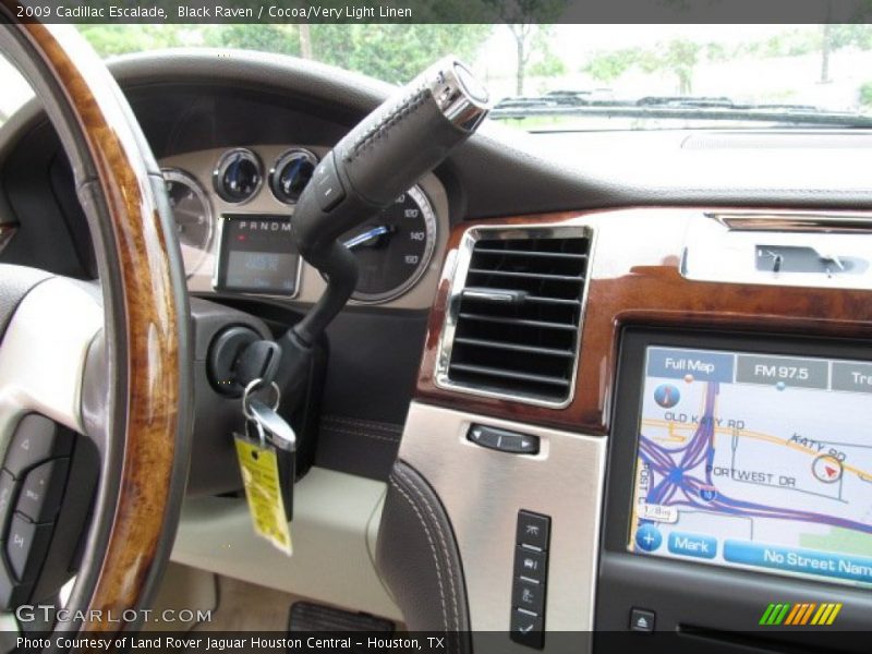 Black Raven / Cocoa/Very Light Linen 2009 Cadillac Escalade