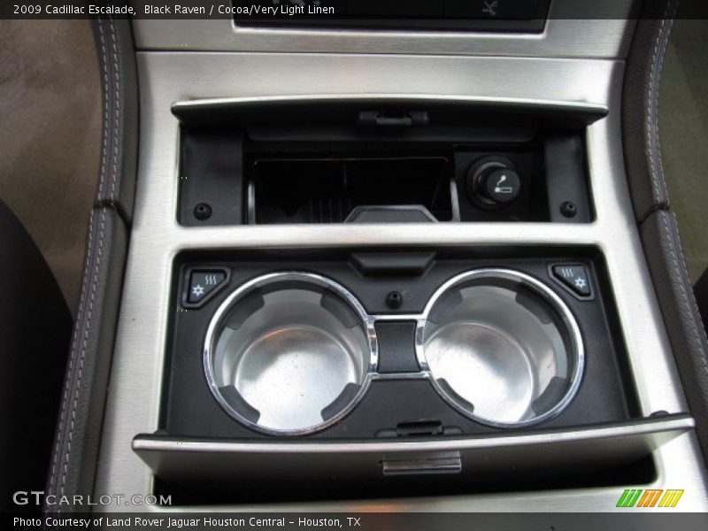 Black Raven / Cocoa/Very Light Linen 2009 Cadillac Escalade