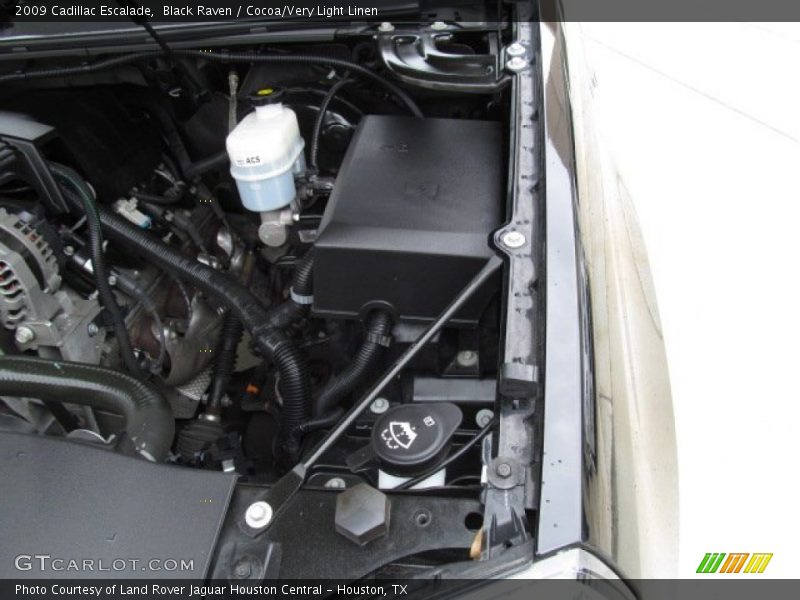 Black Raven / Cocoa/Very Light Linen 2009 Cadillac Escalade