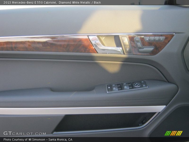 Diamond White Metallic / Black 2013 Mercedes-Benz E 550 Cabriolet