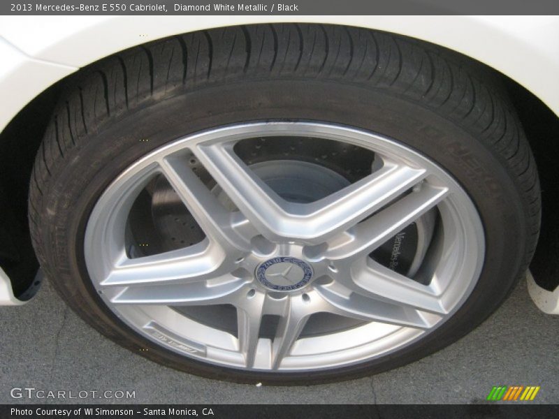 Diamond White Metallic / Black 2013 Mercedes-Benz E 550 Cabriolet