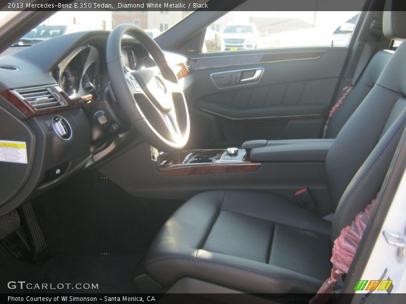 Diamond White Metallic / Black 2013 Mercedes-Benz E 350 Sedan