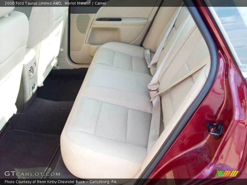 Merlot Metallic / Camel 2008 Ford Taurus Limited AWD