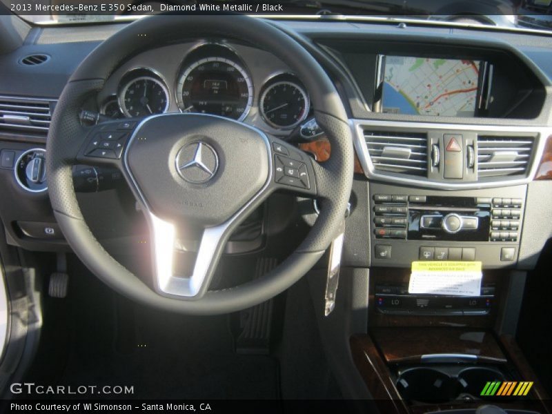 Diamond White Metallic / Black 2013 Mercedes-Benz E 350 Sedan