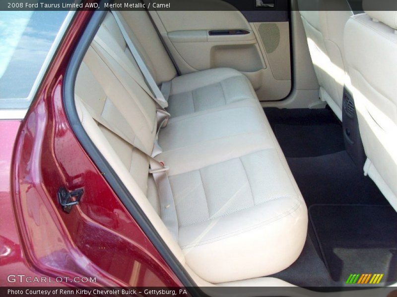 Merlot Metallic / Camel 2008 Ford Taurus Limited AWD
