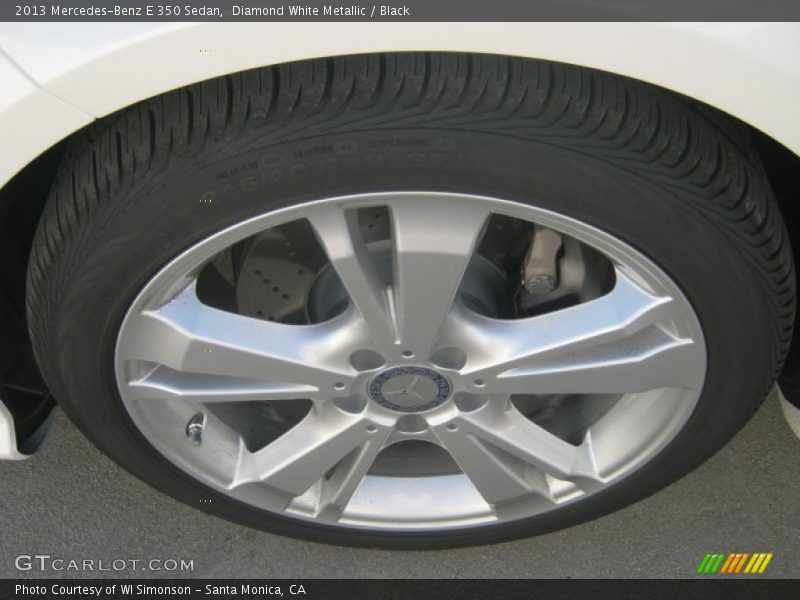 Diamond White Metallic / Black 2013 Mercedes-Benz E 350 Sedan