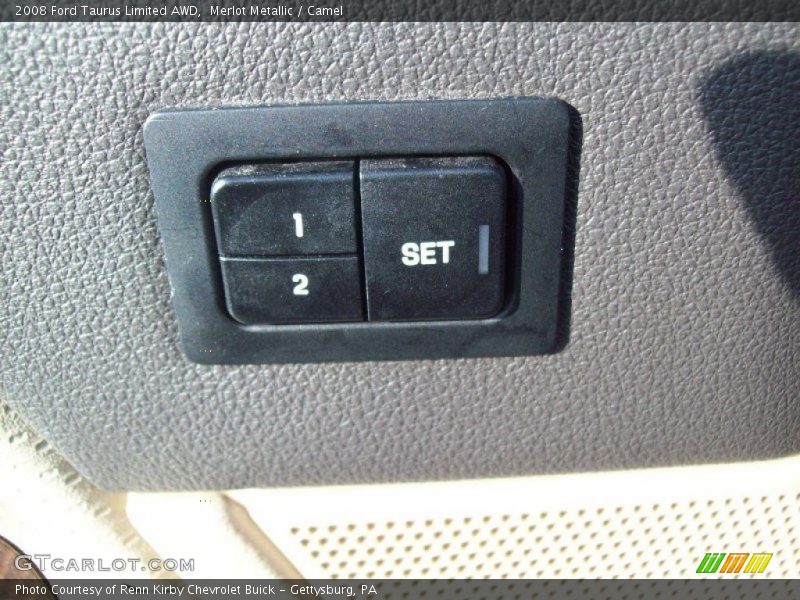 Merlot Metallic / Camel 2008 Ford Taurus Limited AWD