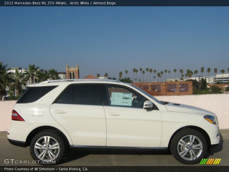 Arctic White / Almond Beige 2013 Mercedes-Benz ML 350 4Matic