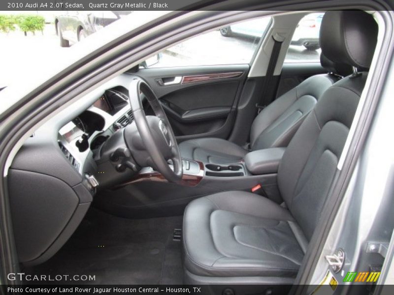 Quartz Gray Metallic / Black 2010 Audi A4 2.0T Sedan