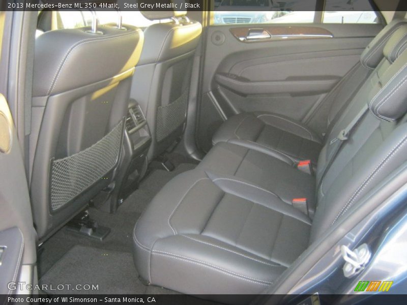 Steel Grey Metallic / Black 2013 Mercedes-Benz ML 350 4Matic