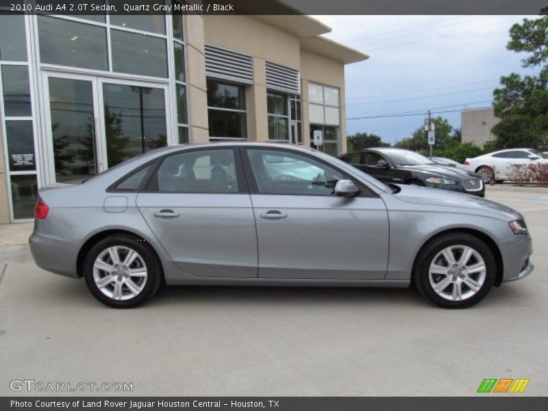 Quartz Gray Metallic / Black 2010 Audi A4 2.0T Sedan