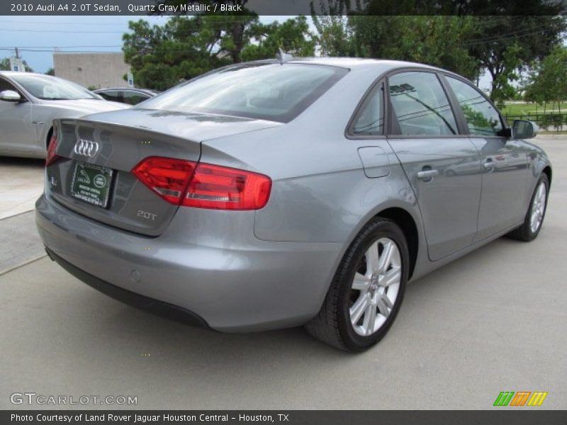 Quartz Gray Metallic / Black 2010 Audi A4 2.0T Sedan