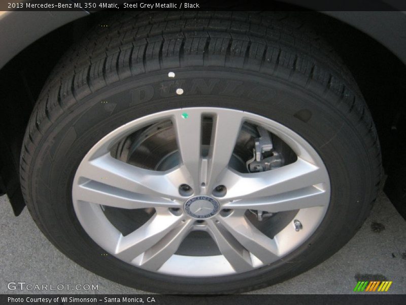Steel Grey Metallic / Black 2013 Mercedes-Benz ML 350 4Matic