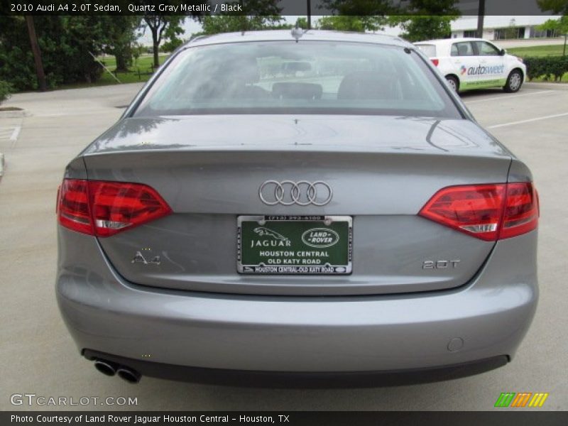 Quartz Gray Metallic / Black 2010 Audi A4 2.0T Sedan