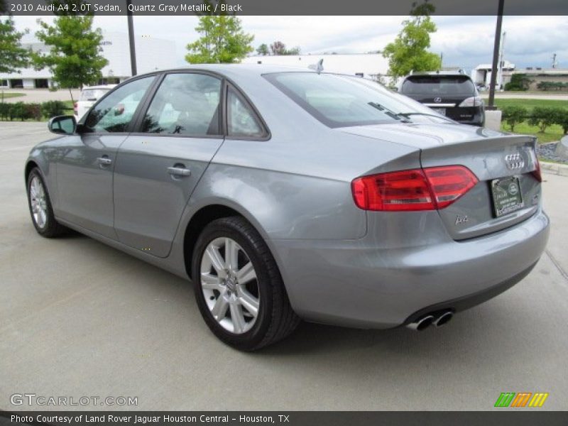 Quartz Gray Metallic / Black 2010 Audi A4 2.0T Sedan