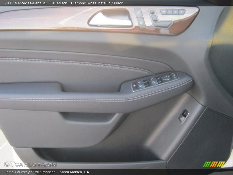 Diamond White Metallic / Black 2013 Mercedes-Benz ML 350 4Matic