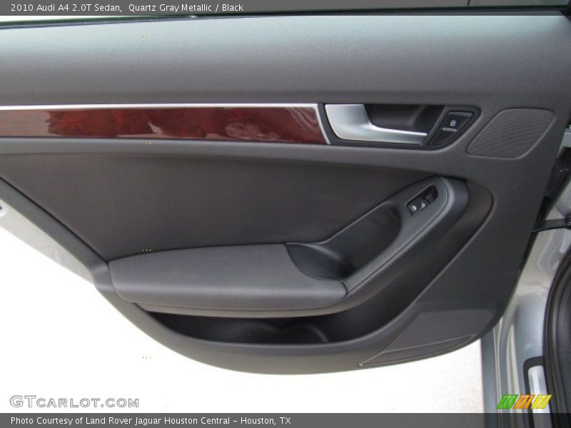 Quartz Gray Metallic / Black 2010 Audi A4 2.0T Sedan