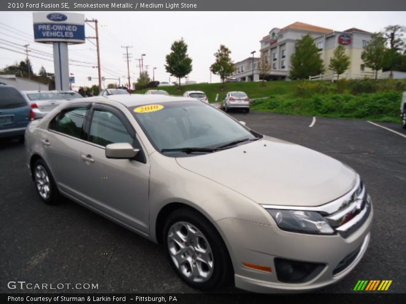Smokestone Metallic / Medium Light Stone 2010 Ford Fusion SE