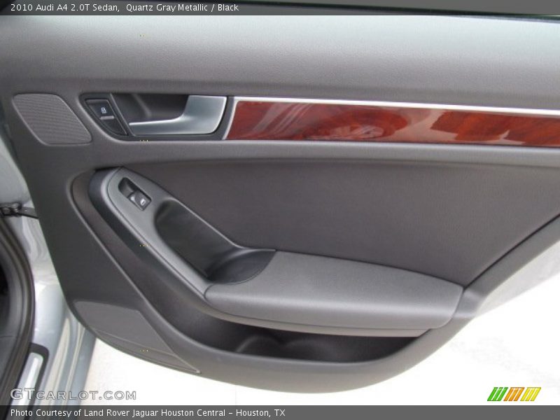 Quartz Gray Metallic / Black 2010 Audi A4 2.0T Sedan