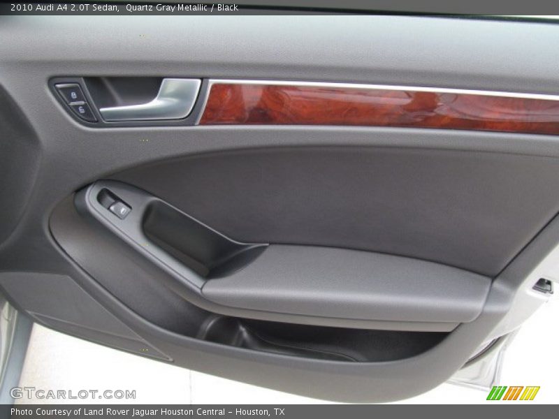 Quartz Gray Metallic / Black 2010 Audi A4 2.0T Sedan