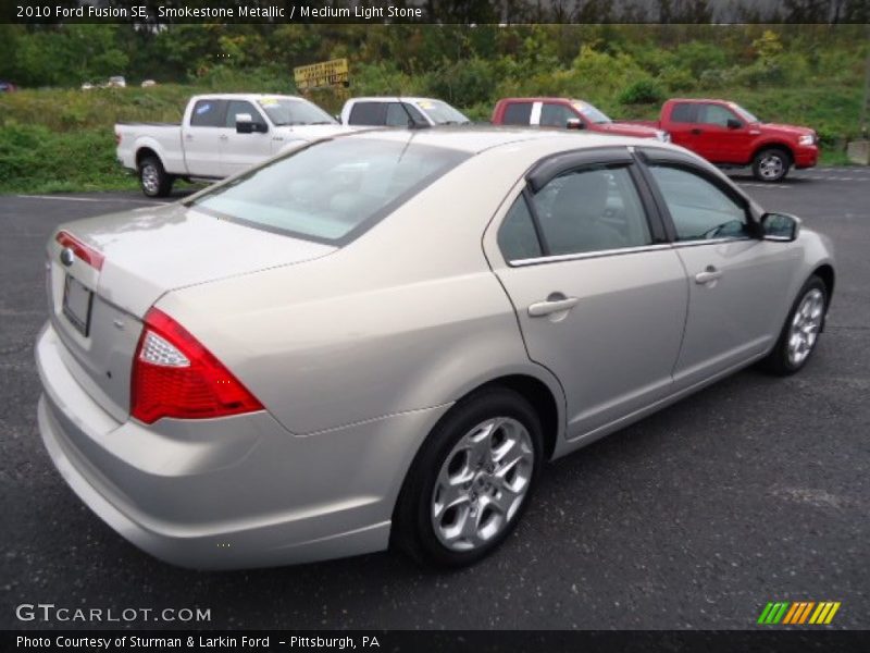 Smokestone Metallic / Medium Light Stone 2010 Ford Fusion SE
