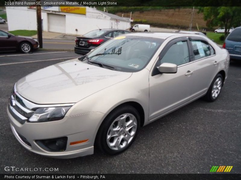 Smokestone Metallic / Medium Light Stone 2010 Ford Fusion SE