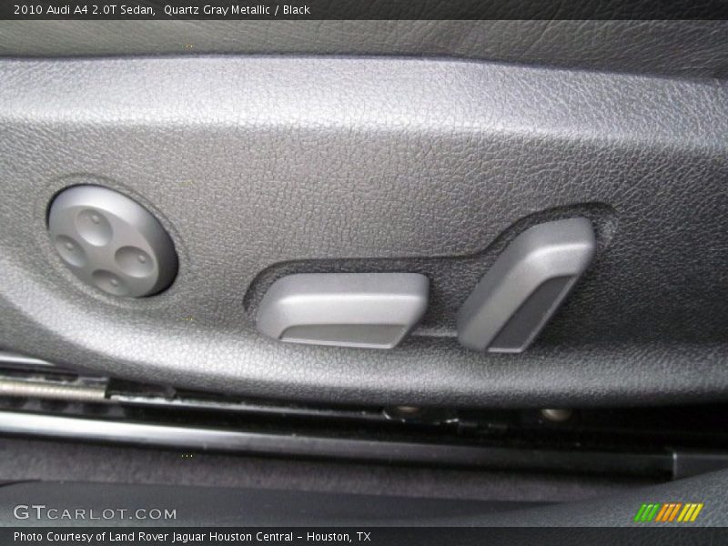 Quartz Gray Metallic / Black 2010 Audi A4 2.0T Sedan