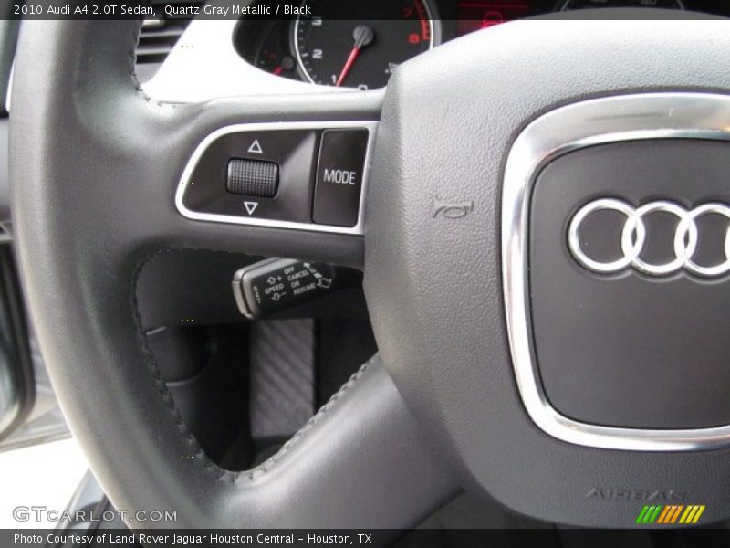 Quartz Gray Metallic / Black 2010 Audi A4 2.0T Sedan