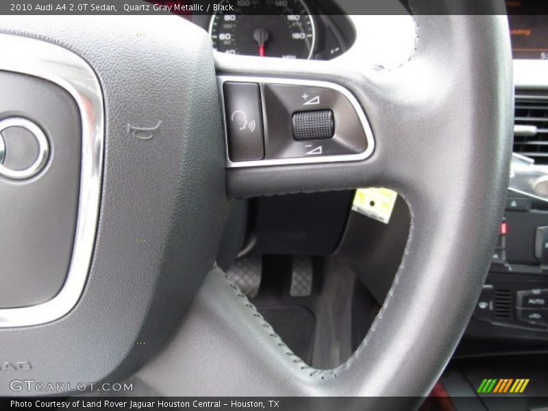 Quartz Gray Metallic / Black 2010 Audi A4 2.0T Sedan